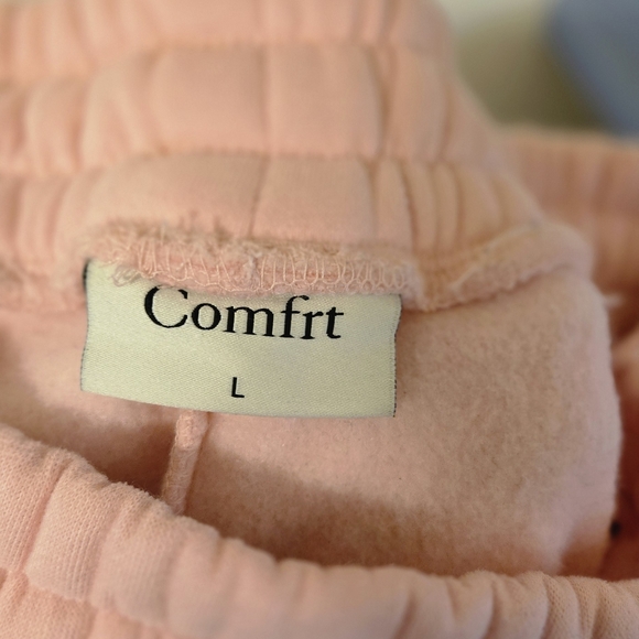 Womens Pink Hoodie and Sweatpants Set - Picture 2 of 3